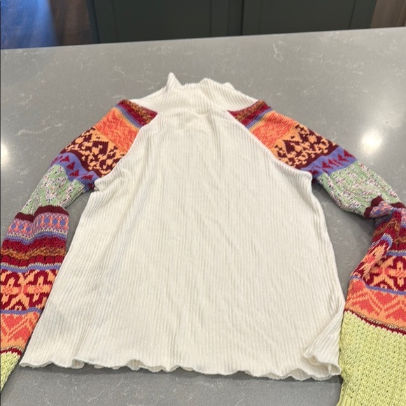 Free People Colorful Cowl Neck Sweater - Picture 5 of 6